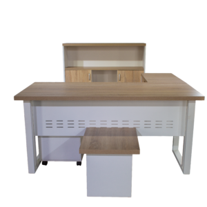 🪑 Bureau professionnel à pied métal – Design moderne & robuste