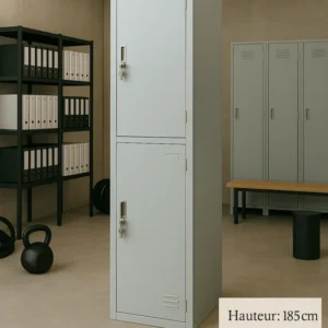 archive produits 2 ARMOIRE VESTIAIRE METALLIQUE 2 porte